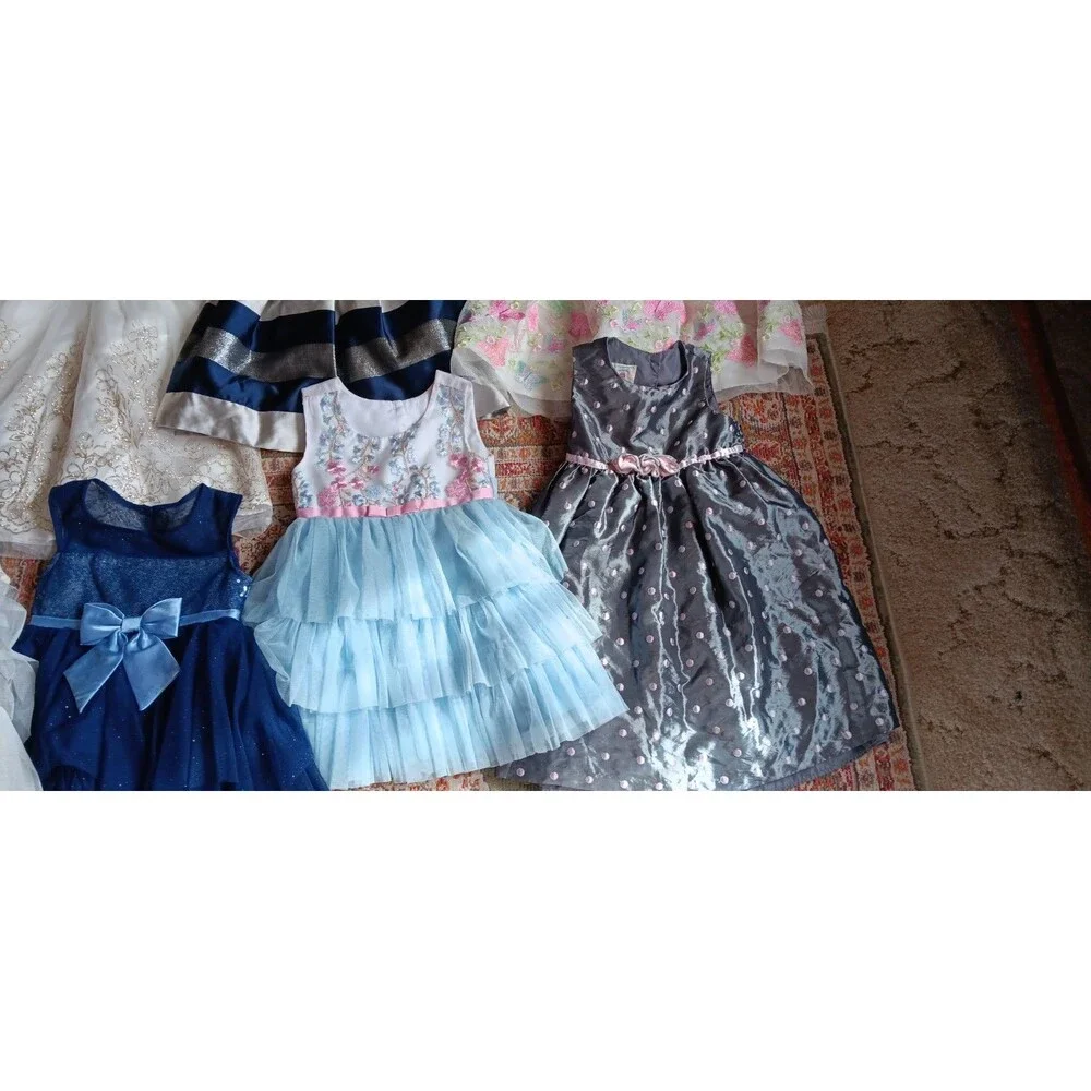 Girl/Toddler Formal Dress Lot; Size 2T - 7 Jona Michelle + Others - 9